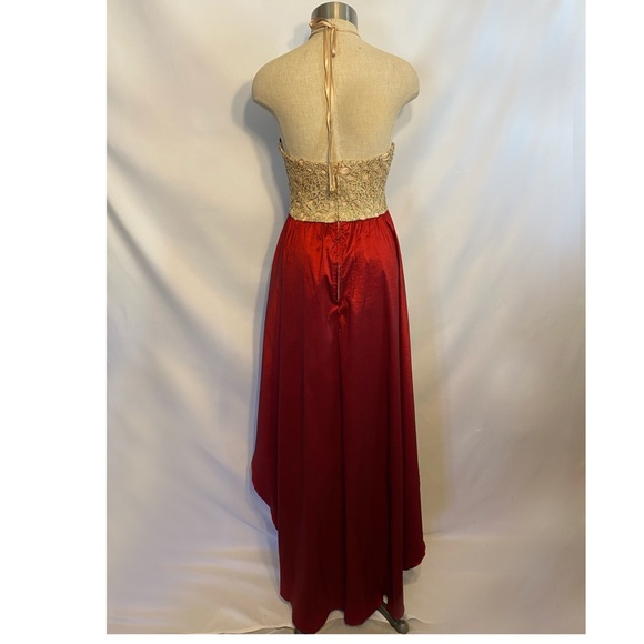 B. Smart red & gold dress. Size 7/8 - Picture 3 of 8